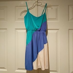 Lush color block dress